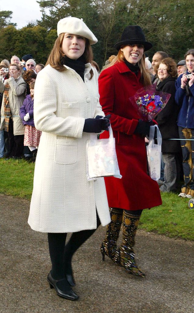 Beatrice stepped out in a bedazzled pair of boots in 2005