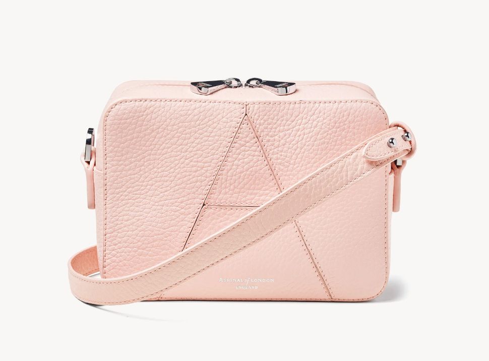 Pink aspinal camera bag