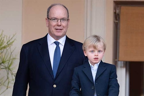 Monaco's Prince Albert and Princess Charlene make rare public ...