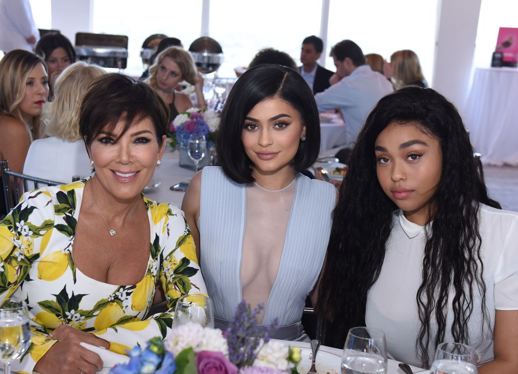 Kris Jenner, Kylie Jenner and Jordyn Woods attend SinfulColors and Kylie Jenner Announce charitybuzz.com Auction for Anti Bullying on July 14, 2016 in Los Angeles