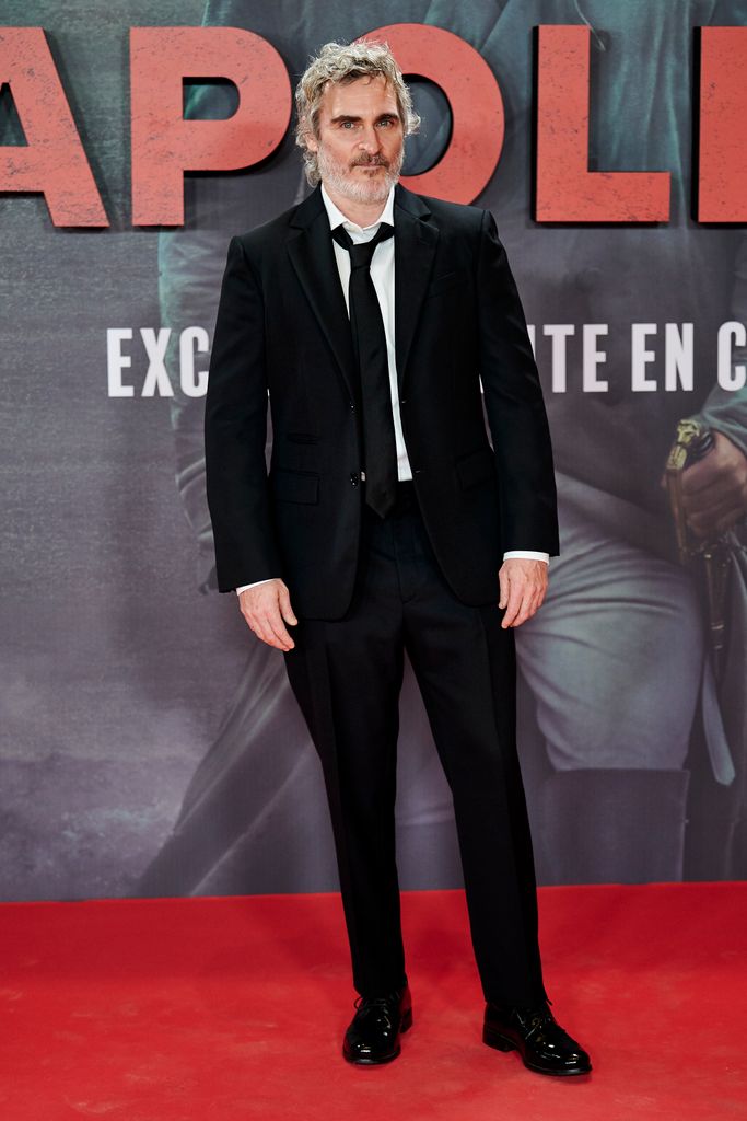  Joaquin Phoenix attends the "Napoleon" premiere at the El Prado Museum 