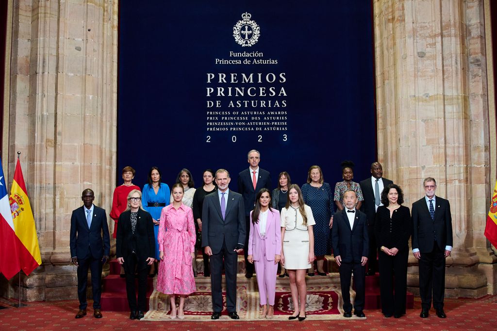 Spanish royal family congratulate the winners of the "Princess Of Asturias" Awards 2023 