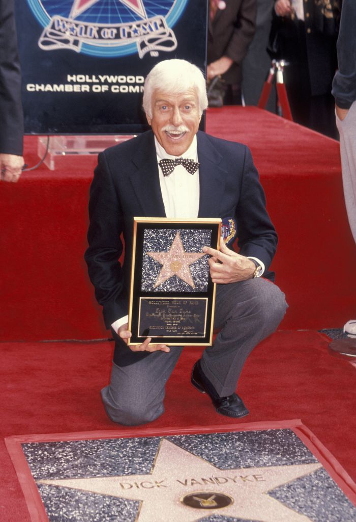 Dick Van Dyke during Dick Van Dyke Honored with a Star on the Hollywood Walk of Fame at 7021 Hollywood Blvd. in Hollywood, California, United States. (Photo by Ron Galella, Ltd./Ron Galella Collection via Getty Images)