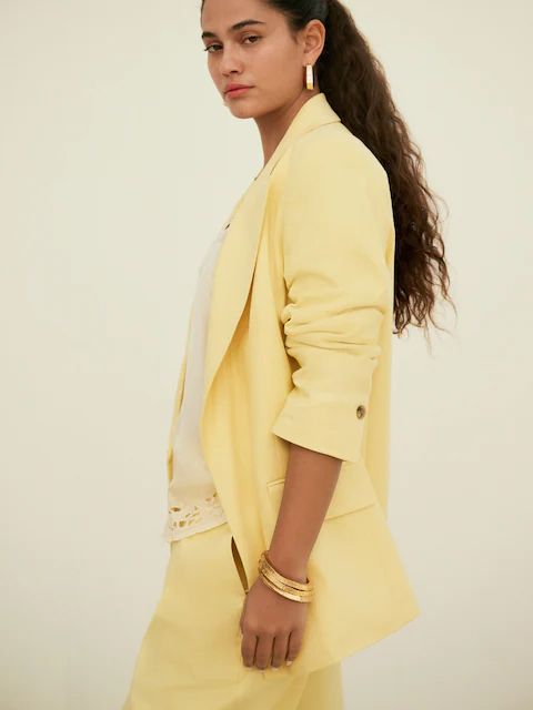 Next Tailored Blazer with Linen