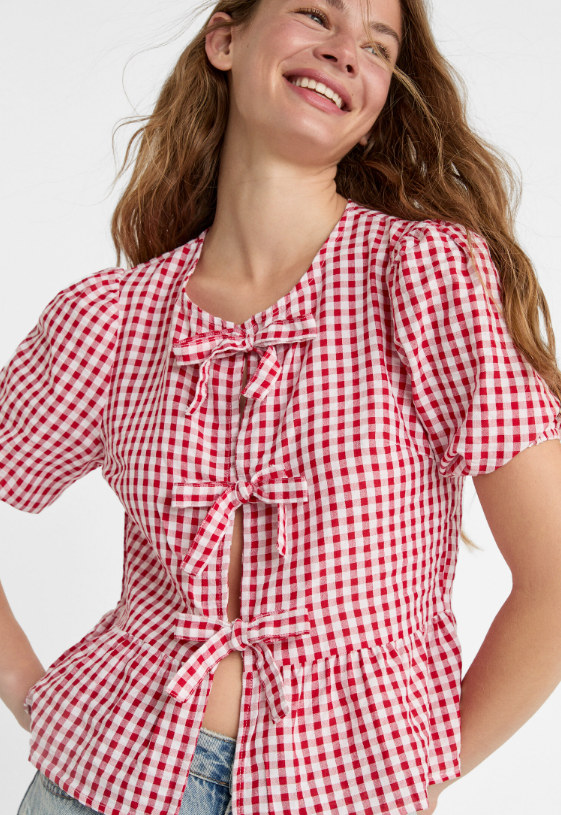 Gingham is high on the fashion agenda for ss24