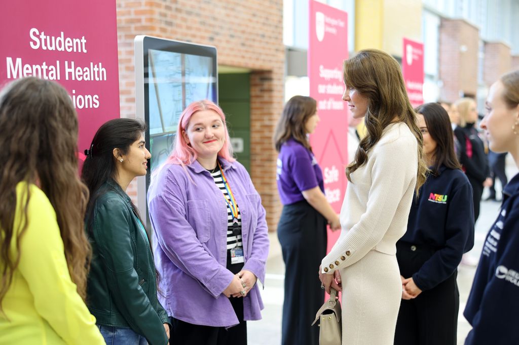 Kate heard about the mental health support system at the university
