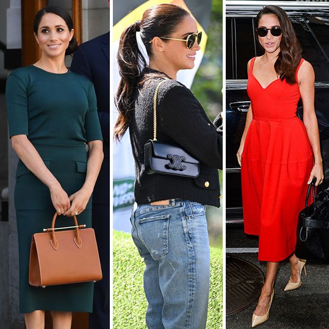 meghan with bags