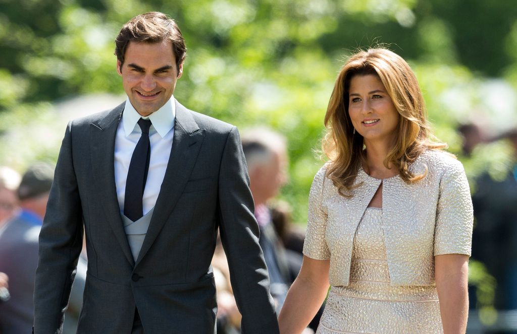 Roger and Mirka Federer at Pippa Middleton's wedding