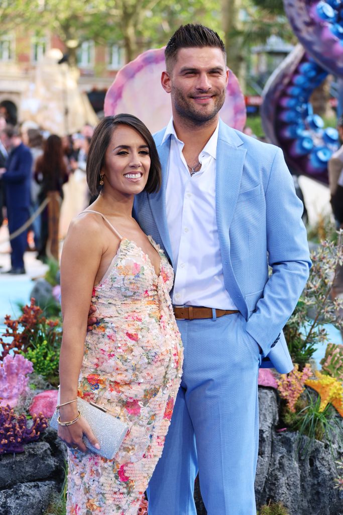 Janette and Aljaz at the UK premiere of The Little Mermaid