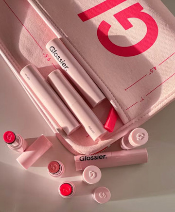 Glossier toiletry bag