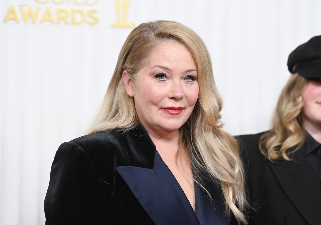 Christina Applegate at the 29th Annual Screen Actors Guild Awards held at the Fairmont Century Plaza on February 26, 2023 in Los Angeles, California