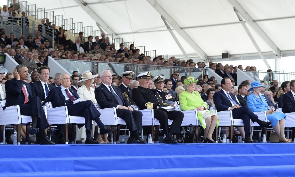 Mr Napolitano seated next to President Barack Obama in 2014