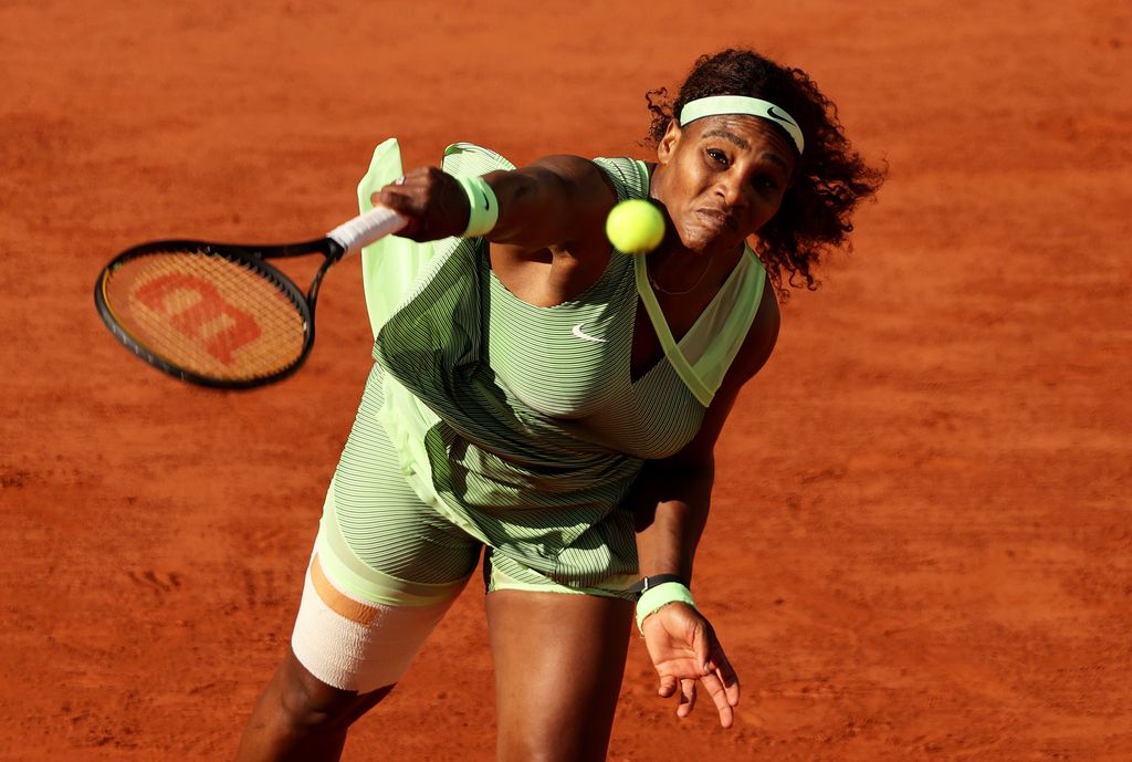 Serena at the 2021 French Open