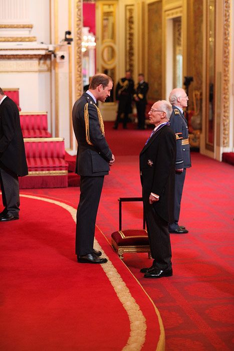 Marcus Setchell honoured by Prince William