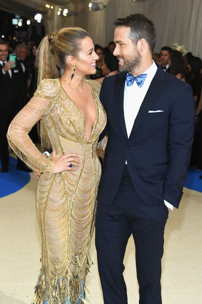 Ryan Reynolds and Blake Lively on the red carpet 