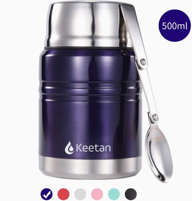 keetan flask with folding spoon