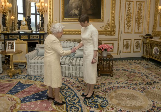The Queen president Estonia Windsor Castle