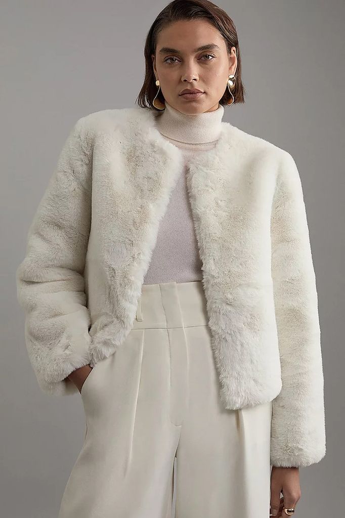 Karen Millen faux fur