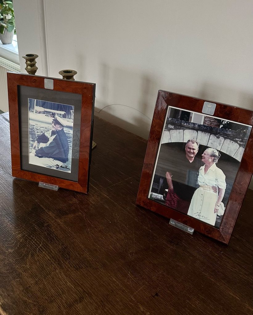 Photos of Queen Margrethe and Prince Henrik