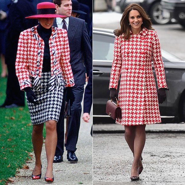 Loved Kate Middleton's red dog tooth coat? Zara has the best dupe & it ...