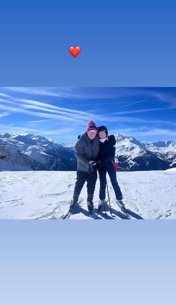 Boris Johnson and wife Carrie Johnson on ski trip