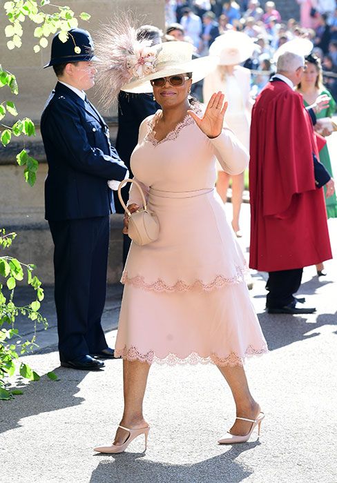Oprah Winfrey arrives royal wedding