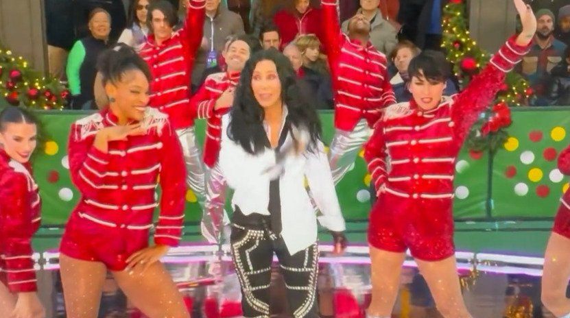 Cher Performs at 2023 Macy's Thanksgiving Day Parade