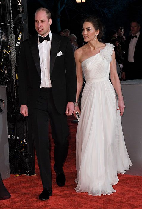 kate middleton white baftas 2019