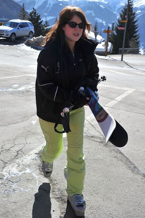 princess eugenie skiing