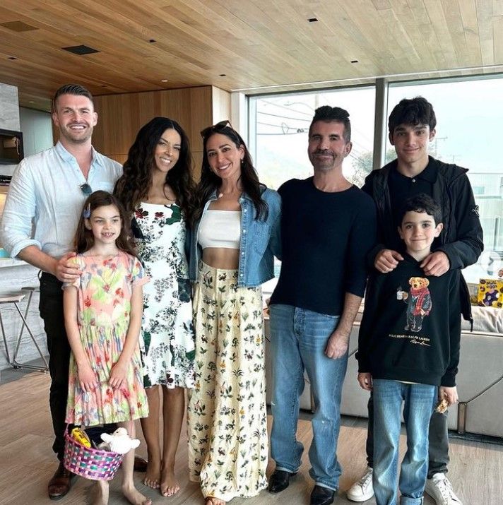 Simon Cowell and his kids spend Easter with his friend Terri Seymour