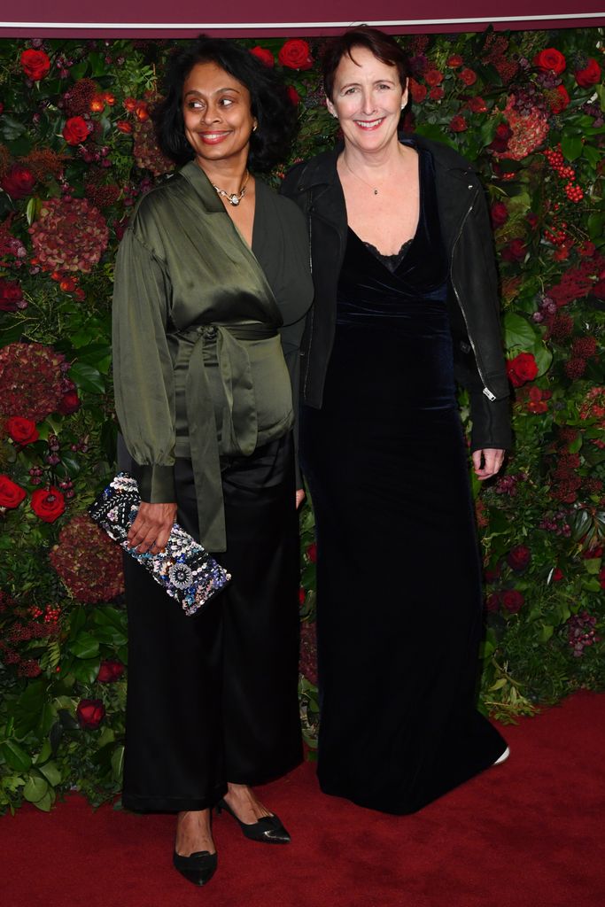 Sonali Deraniyagala and Fiona Shaw at the 65th Evening Standard Theatre Awards, The London Coliseum, UK - 24 Nov 2019