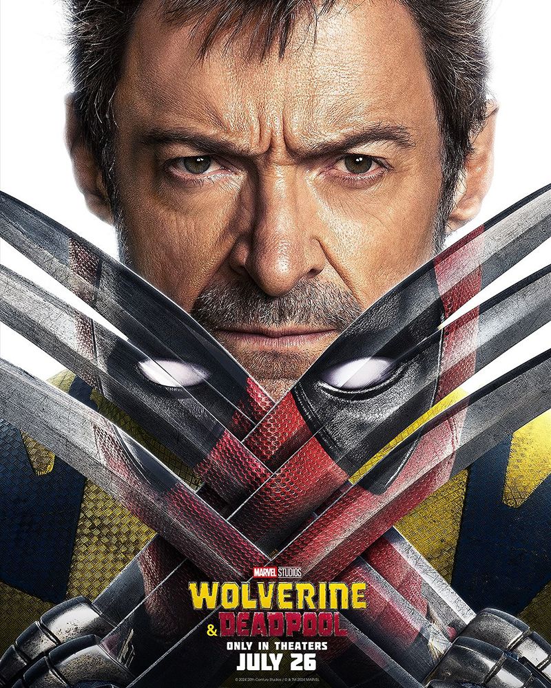 Hugh Jackma on the poster for Deadpool & Wolverine 