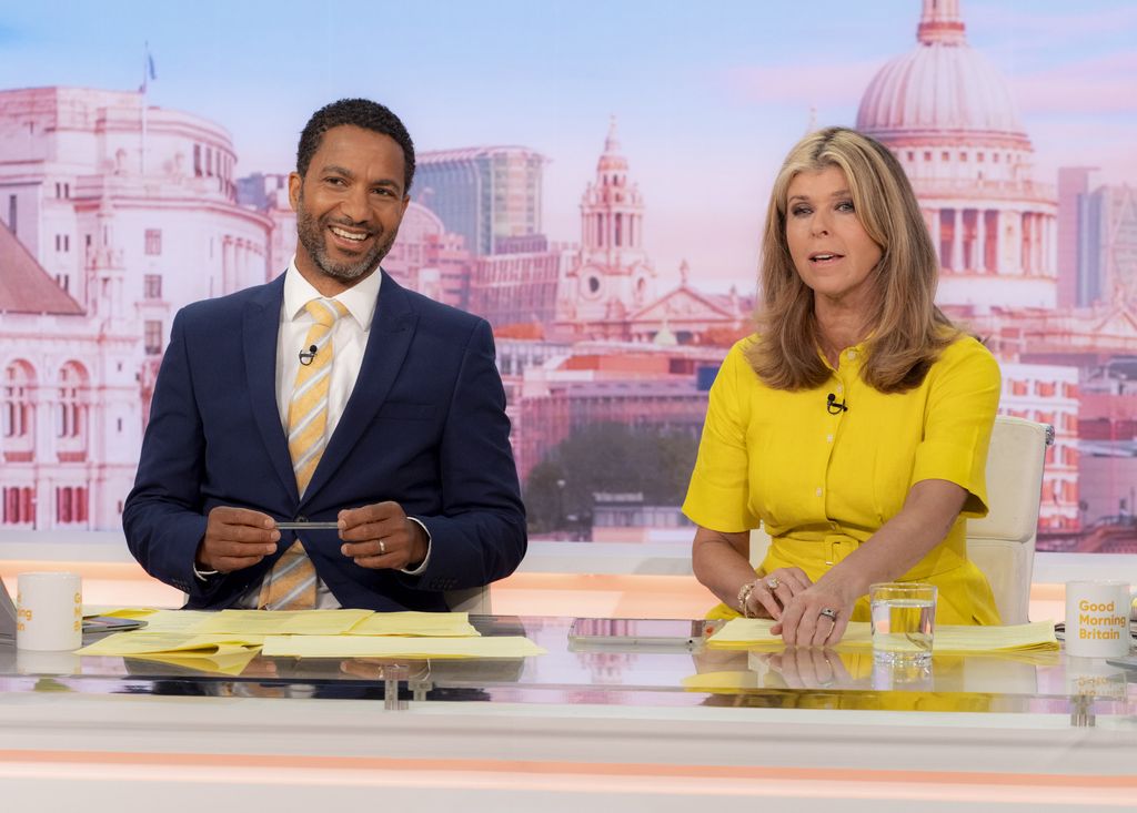 Sean Fletcher, Kate Garraway on 'Good Morning Britain' 