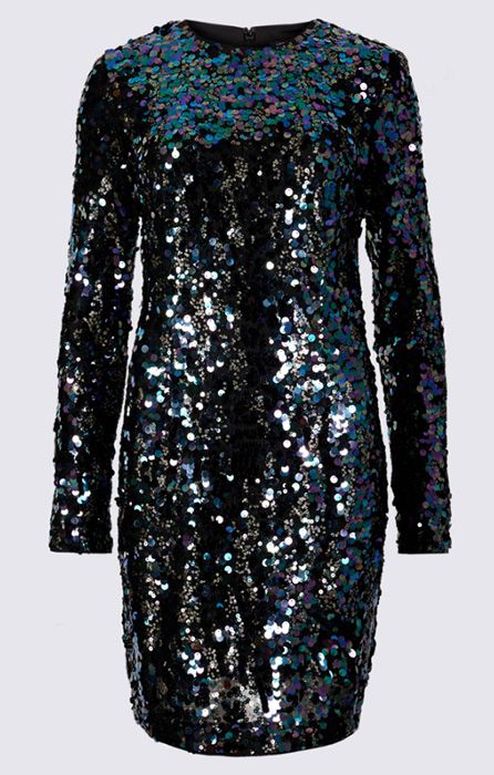 Holly Willoughby's Marks & Spencer sequin party dress has NYE written ...