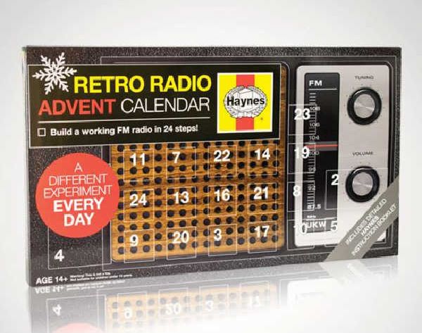 haynes retro radio mens advent calendar