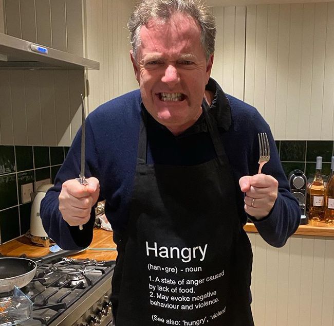 piers in his kitchen 