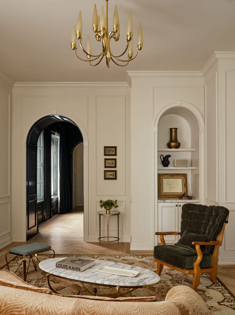 The suite could easily pass as a luxury apartment 