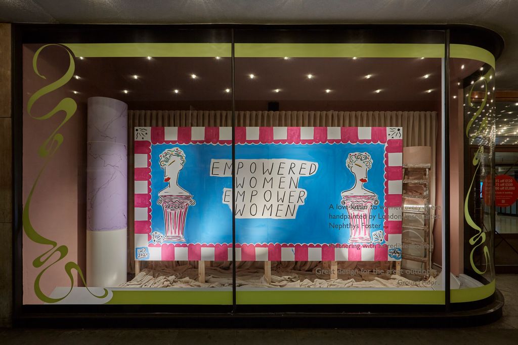 The Peter Jones store received a fitting makeover