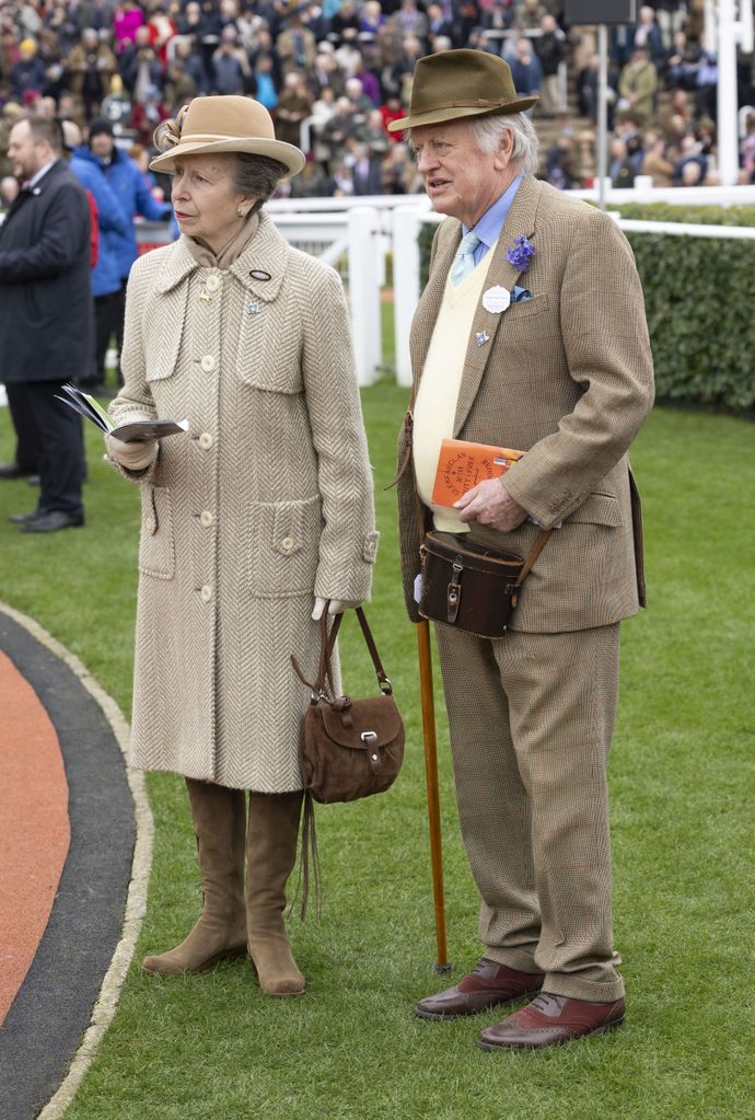 Princess Anne with Andrew Parker Bowles at festival