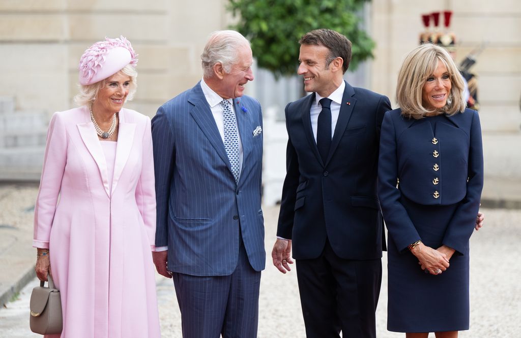 charles, camilla, macron and brigitte in 2023 