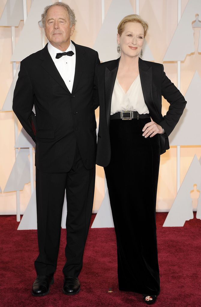 Don Gummer with Meryl Streep at the Oscars in 2015