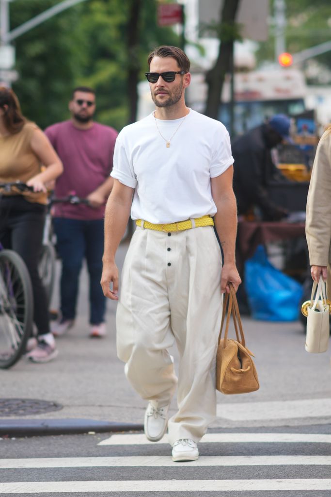 Simon Porte Jacquemus is seen on September 04, 2024 in New York City