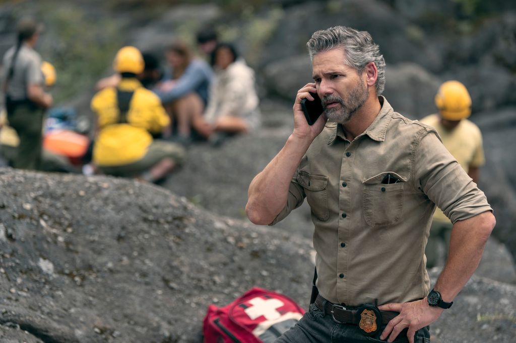 man speaking on phone