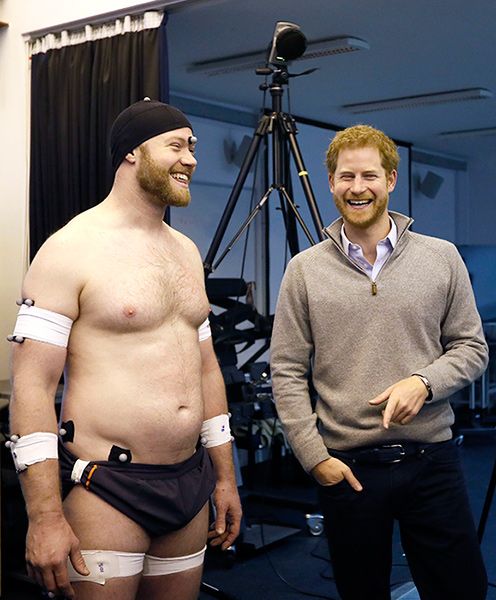 prince harry rugby trials
