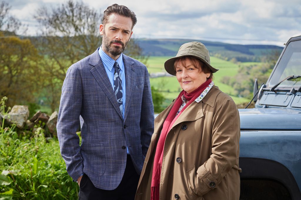 David Leon and Brenda Blethyn on Vera series 13