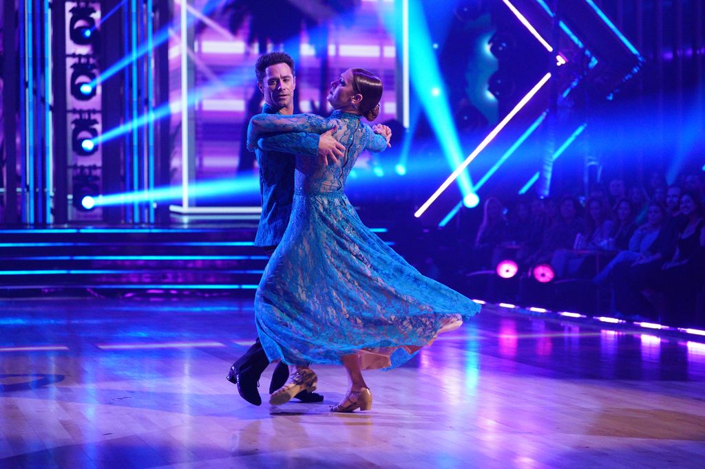 Alyson and Sasha wowed the judges with a tango 