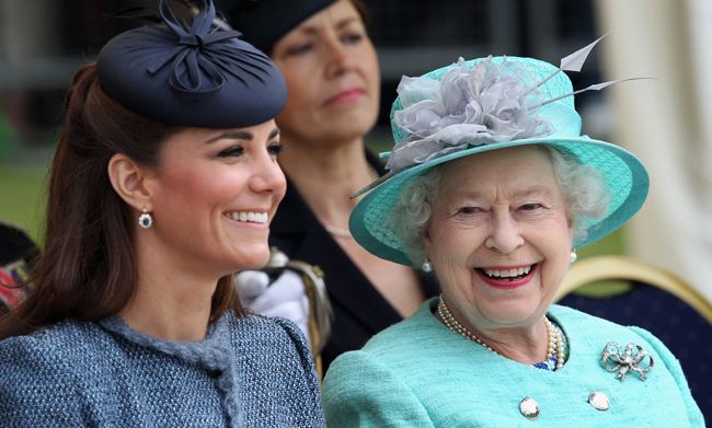the queen and kate middleton