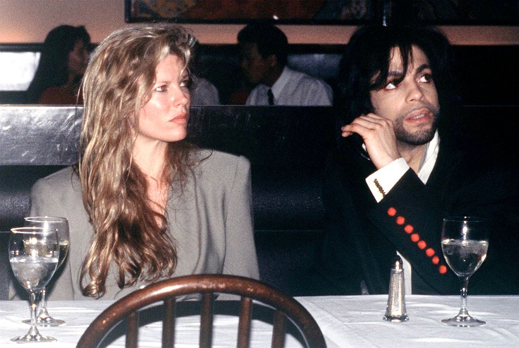 Kim Basinger with singer Prince, circa 1988