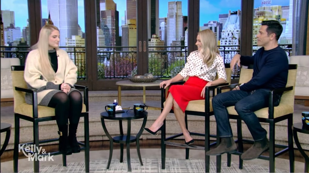 Kelly Ripa made a remark about baby number four while chatting to Megan Trainor on Live