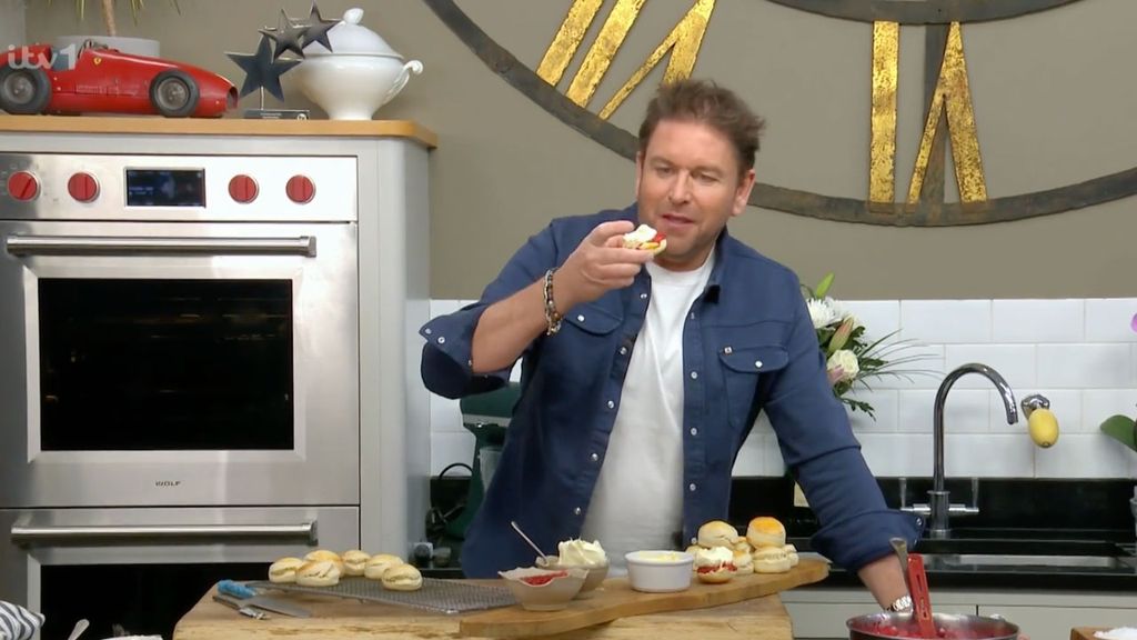 James Martin loved eating his grandmother's scone on Saturday Morning